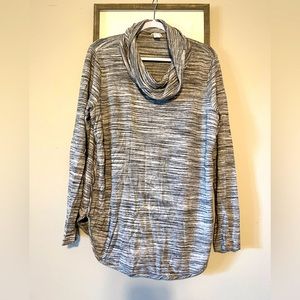 Loft Outlet Lounge Super Soft Long Sleeve Cowel-Neck Tunic Top